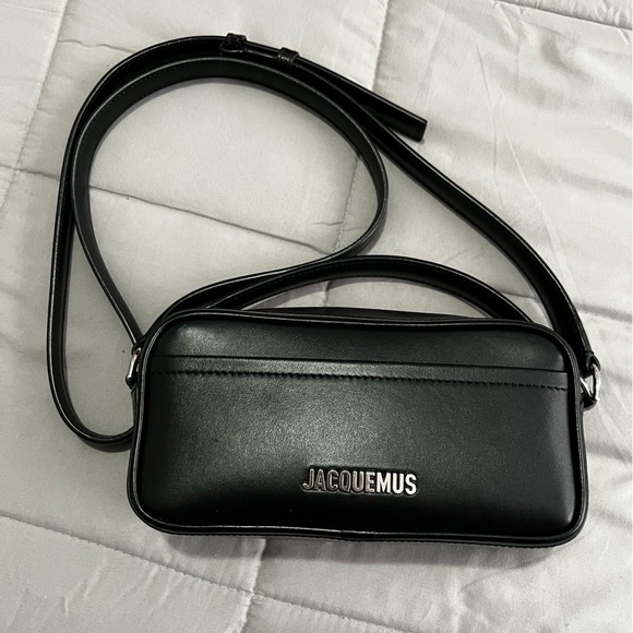 Jacquemus Black Leather Bag - Picture 1 of 4